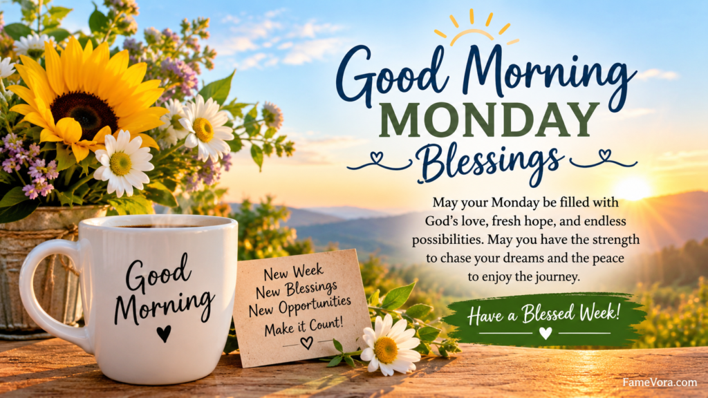 good morning monday blessings images and quotes